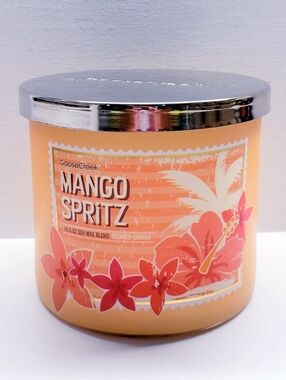 Goose Creek MANGO SPRITZ Large 3-Wick Scented Candle, 14.5 Oz